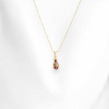 Load image into Gallery viewer, NZ-made pink tourmaline crystal pendant necklace ~bespoke by design~ collection
