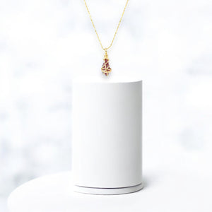 NZ-made pink tourmaline crystal pendant necklace | ASH&STONE Crystal Jewellery Shop Auckland NZ