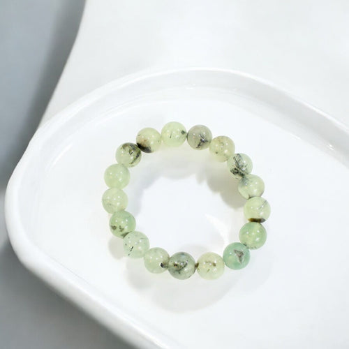 NZ-made prehnite crystal bracelet | ASH&STONE Crystals Shop Auckland NZ