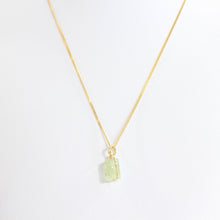 Load image into Gallery viewer, NZ-made prehnite crystal pendant necklace | ASH&amp;STONE Crystal Jewellery Shop Auckland NZ
