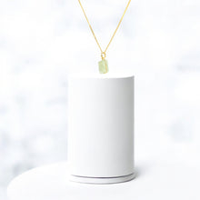 Load image into Gallery viewer, NZ-made prehnite crystal pendant necklace | ASH&amp;STONE Crystal Jewellery Shop Auckland NZ
