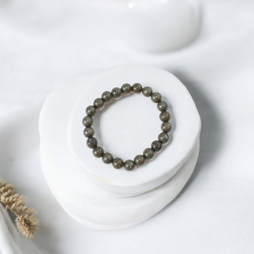 NZ-made pyrite crystal bracelet | ASH&STONE Crystals Shop Auckland NZ