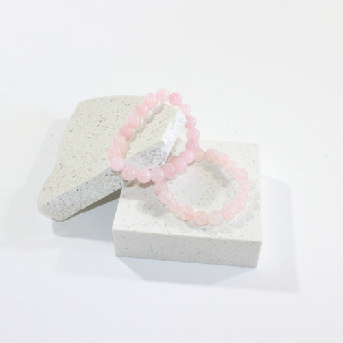 Rose quartz crystal bracelet | ASH&STONE Crystal Jewellery Shop Auckland NZ