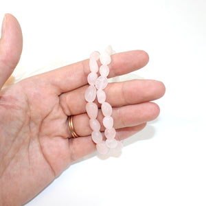NZ-made rose quartz crystal bracelet | ASH&STONE Crystal Jewellery Shop Auckland NZ