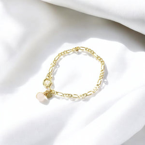 NZ-made rose quartz crystal bracelet | ASH&STONE Crystal Jewellery Shop Auckland NZ