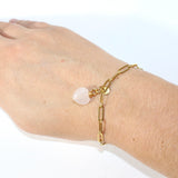NZ-made rose quartz crystal bracelet | ASH&STONE Crystal Jewellery Shop Auckland NZ