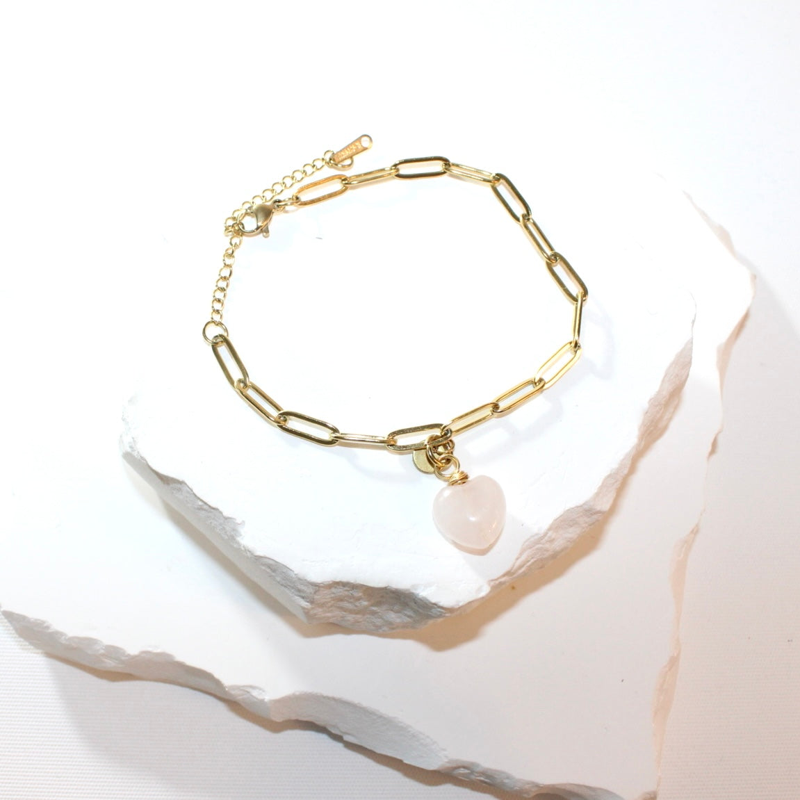 NZ-made rose quartz crystal bracelet | ASH&STONE Crystal Jewellery Shop Auckland NZ