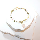 NZ-made rose quartz crystal bracelet | ASH&STONE Crystal Jewellery Shop Auckland NZ