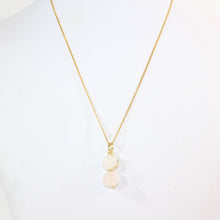 Load image into Gallery viewer, NZ-made rose quartz crystal pendant necklace | ASH&amp;STONE Crystal Jewellery Shop Auckland NZ
