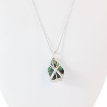 Load image into Gallery viewer, Raw Sakota emerald pendant necklace  ASH&amp;STONE Crystal Jewellery Shop Auckland NZ
