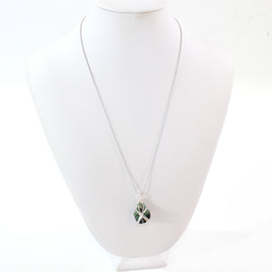 Raw Sakota emerald pendant necklace  ASH&STONE Crystal Jewellery Shop Auckland NZ