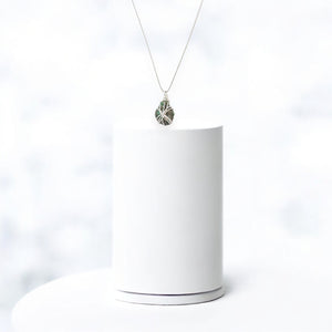 Raw Sakota emerald pendant necklace  ASH&STONE Crystal Jewellery Shop Auckland NZ