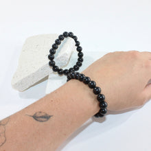 Load image into Gallery viewer, NZ-made shungite crystal bracelet | ASH&amp;STONE Crystal Jewellery Shop Auckland NZ
