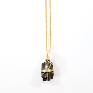 Bespoke NZ-made elite shungite crystal pendant necklace | ASH&STONE Crystal Shop Auckland NZ