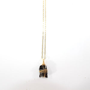 NZ-made elite shungite crystal pendant necklace | ASH&STONE Crystal Jewellery Shop Auckland NZ