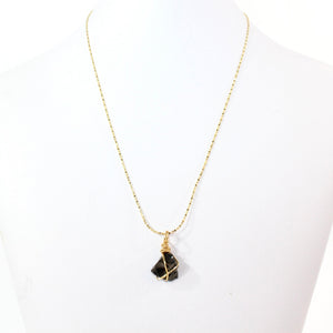 NZ-made elite shungite crystal pendant necklace | ASH&STONE Crystal Jewellery Shop Auckland NZ