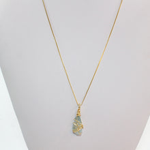 Load image into Gallery viewer, Bespoke NZ-made sky blue topaz crystal pendant necklace  ASH&amp;STONE Crystal Jewellery Shop Auckland NZ
