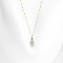 Load image into Gallery viewer, Bespoke NZ-made sky blue topaz crystal pendant necklace  ASH&amp;STONE Crystal Jewellery Shop Auckland NZ
