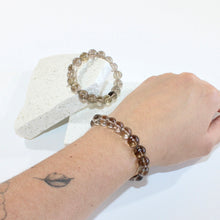 Load image into Gallery viewer, Smoky quartz crystal bracelet | ASH&amp;STONE Crystal Jewellery Shop Auckland NZ
