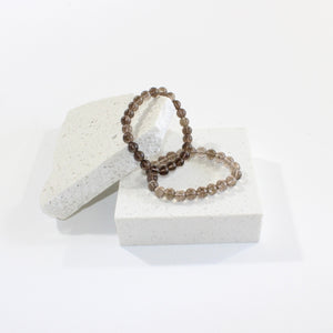 Smoky quartz crystal bracelet | ASH&STONE Crystal Jewellery Shop Auckland NZ