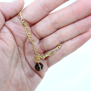 Bespoke NZ-made smoky quartz crystal bracelet | ASH&STONE Crystal Jewellery Shop Auckland NZ