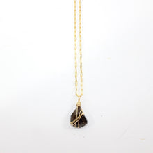 Load image into Gallery viewer, NZ-made smoky quartz crystal pendant necklace | ASH&amp;STONE Crystal Jewellery Shop Auckland NZ
