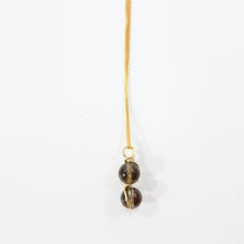 Load image into Gallery viewer, NZ-made smoky quartz crystal pendant necklace | ASH&amp;STONE Crystal Jewellery Shop Auckland NZ
