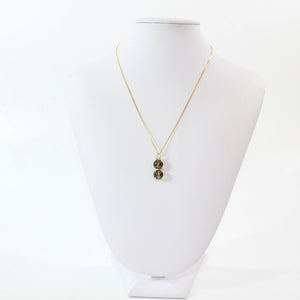 NZ-made smoky quartz crystal pendant necklace | ASH&STONE Crystal Jewellery Shop Auckland NZ