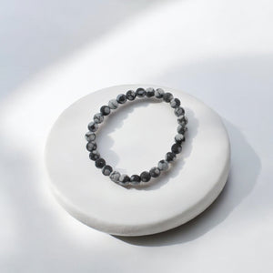 Snowflake obsidian bracelet | ASH&STONE Crystal Jewellery Shop Auckland NZ