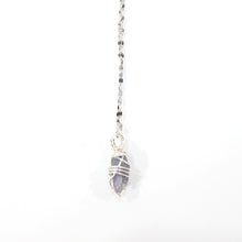 Load image into Gallery viewer, Bespoke NZ-made tanzanite crystal pendant necklace | ASH&amp;STONE Crystal Jewellery Shop Auckland NZ
