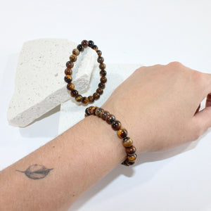 NZ-made tigers eye crystal bracelet | ASH&STONE Crystal Jewellery Shop Auckland NZ