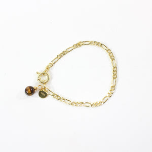 NZ-made tigers eye crystal bracelet | ASH&STONE Crystal Jewellery Shop Auckland NZ