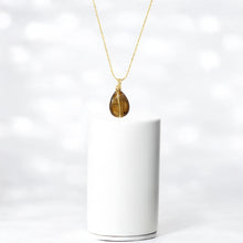 Load image into Gallery viewer, NZ-made tigers eye crystal pendant necklace | ASH&amp;STONE Crystal Jewellery Shop Auckland NZ
