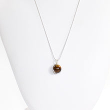 Load image into Gallery viewer, NZ-made tigers eye crystal pendant necklace | ASH&amp;STONE Crystal Jewellery Shop Auckland NZ
