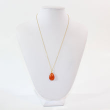 Load image into Gallery viewer, NZ-made carnelian crystal pendant necklace | ASH&amp;STONE Crystal Jewellery Shop Auckland NZ
