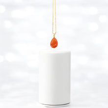 Load image into Gallery viewer, NZ-made carnelian crystal pendant necklace | ASH&amp;STONE Crystal Jewellery Shop Auckland NZ
