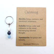 Load image into Gallery viewer, Crystal key ring with meaning card | choose your favourite
