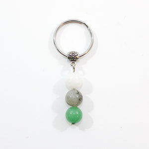 Crystal key ring with meaning card | choose your favourite