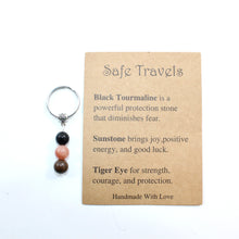 Load image into Gallery viewer, Crystal key ring with meaning card | choose your favourite
