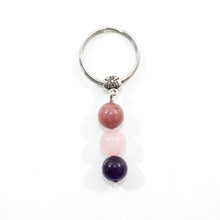 Load image into Gallery viewer, Crystal key ring with meaning card | choose your favourite
