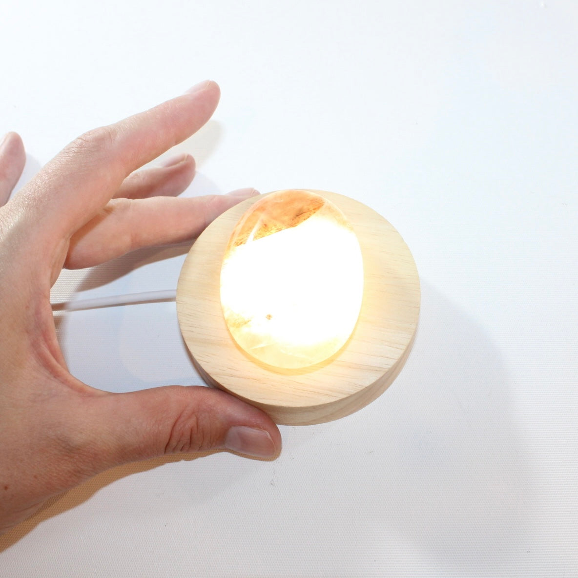 Fire quartz crystal lamp | ASH&STONE Crystal Shop Auckland NZ