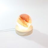 Fire quartz sphere crystal lamp