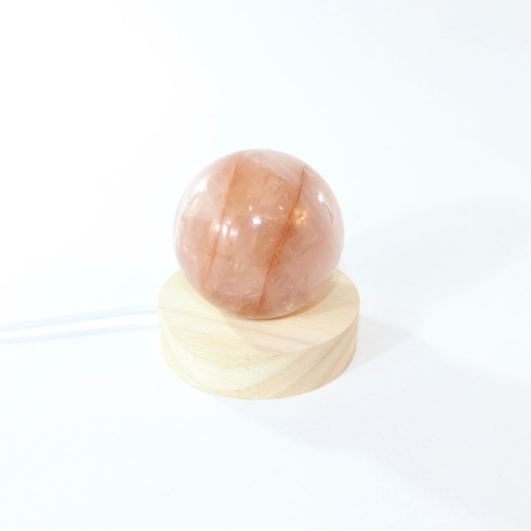 Fire quartz sphere crystal lamp | ASH&STONE Crystal Shop Auckland NZ