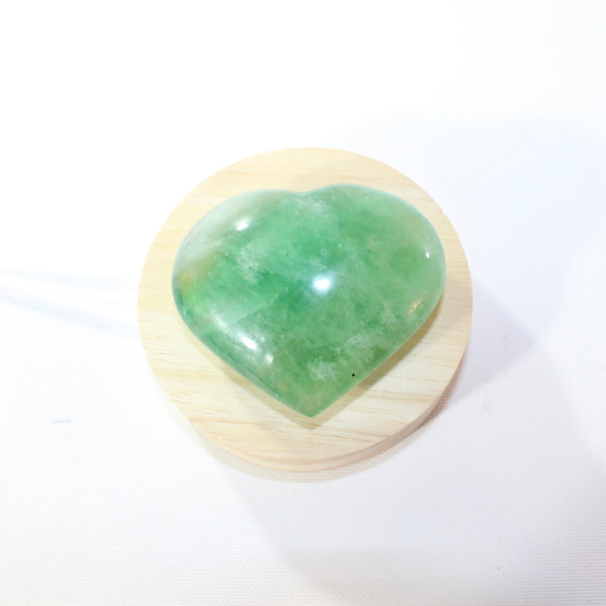 Fluorite crystal heart lamp | ASH&STONE Crystal Shop Auckland NZ