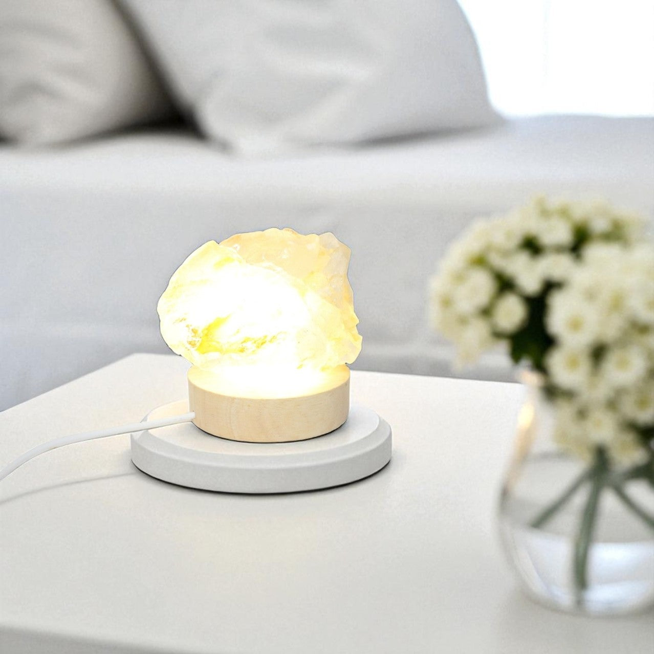 Golden healer crystal lamp | ASH&STONE Crystal Shop Auckland NZ