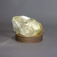 Load image into Gallery viewer, Golden healer in quartz crystal LED lamp | ASH&amp;STONE Crystals Shop Auckland NZ
