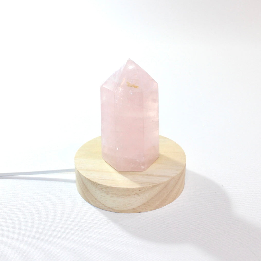 Rose quartz crystal lamp | ASH&STONE Crystal Shop Auckland NZ