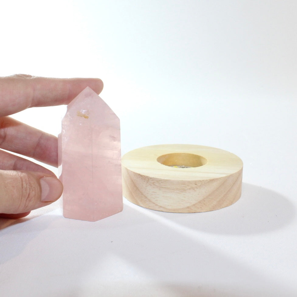 Rose quartz crystal lamp | ASH&STONE Crystal Shop Auckland NZ