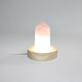 Rose quartz crystal lamp | ASH&STONE Crystal Shop Auckland NZ