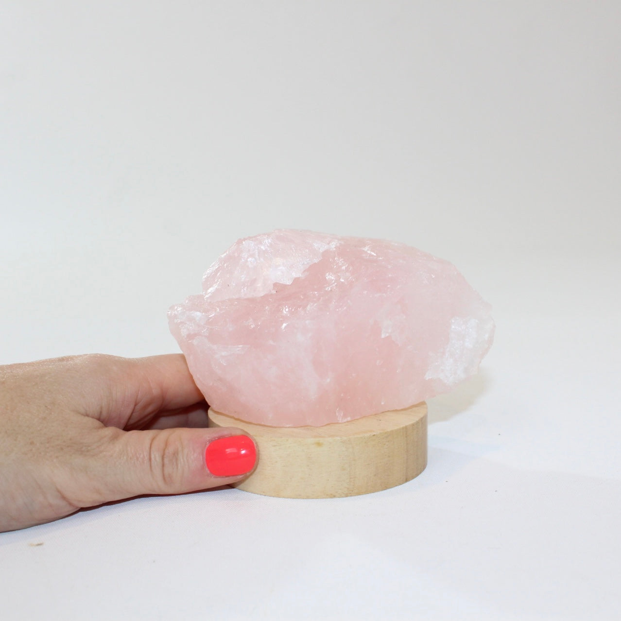 Rose quartz crystal lamp | ASH&STONE Crystal Shop Auckland NZ